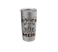 Meh Cabras Vaso térmico de acero inoxidable de doble pared