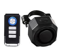 Meichoon Alarma de Bicicleta Recargable Sensor de Movimiento de Vibración Inalámbrico Impermeable con Control Remoto 110dB para Bicicleta Motocicleta Scooter Vehículo Remolque Coche