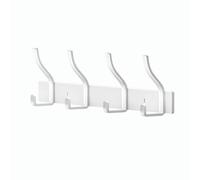 MEIJO Perchero de Pared Colgador Ropa Pared Ganchos de Perchero Perchas de Acero Inoxidable Montaje en Pared con 4 Ganchos para Dormitorio Baño y Cocina