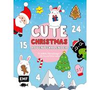 Mi calendario de Adviento Kawaii – Cute Christmas: 24 sorpresas para pintar – páginas perforadas