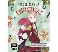 Calendario de Adviento Manga: Magic Manga Christmas – 24 figuras para dibujar – páginas perforadas