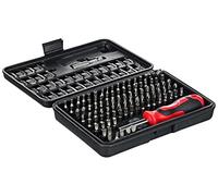 Meister 3385430 - Juego de puntas de destornillador con adaptador (130 piezas, cromo vanadio)
