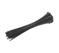 Meister Presillas, 200 mm, 100 Unidades, 7452570 | Práctico juego - Resistente a los rayos UV - Duradero y robusto - Juego de bridas para hacer paquetes - Conectores de cables