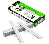 meite Clavos brad calibre 18 de 15 mm galvanizados, paquete de 5000 unidades, para clavadora neumática y eléctrica