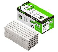 meite Grapas 71/10 mm Calibre 22 de Acero Inoxidable 304 para Tapicería, Corona de 9,1 mm y Pata de 10 mm, Grapas Resistentes para Construcción, Muebles, Manualidades y Proyectos de Bricolaje, 1 Caja