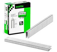 meite Grapas corona estrecha calibre 18/16 mm,corona 5,7 mm,galvanizadas, para tapicería y grapadoras eléctricas/neumáticas de corona estrecha, 4.000 unidades