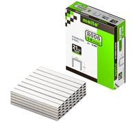 meite Grapas de tapicería de corona de calibre 21 de 1/2 pulgada, acero inoxidable 304 con longitud de pierna de 1/4 pulgadas, grapas resistentes para pistola grapadora MT8016 (10,000 unidades)