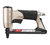 meite MT7116 Grapadora Neumática para Tapicería, Serie 71 Calibre 22, Corona 9,1 mm, Compatible con Grapas de 6 a 16 mm