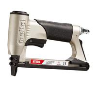 meite MT8016 Grapadoras y clavadoras, grapadora neumática para tapicería compatible con grapas calibre 21 de corona de 12 mm, para carpintería, ebanistería y bricolaje