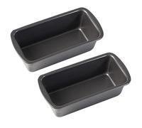 MEIYAXINWIN 2 Pcs moldes reposteria para pan de acero inoxidable,19x9x6cm Rectangular molde pan horno antiadherente para Hornear Pan Para Horno, Ninja Freidora de Aire