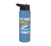 Mejor Amigo Del Cumpleaños Cruise King Vacation Celebration Stainless Steel Insulated Water Bottle