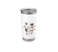 Mejor contigo al caminar juntos Vaso térmico de acero inoxidable de doble pared