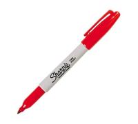 Sharpie fine point marcador permanente punta fina rojo