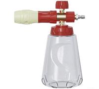 Melbolda Lavadora a presión de espuma de alta presión, boquilla ajustable, lanza de espuma de nieve con conector de manguera de jardín, herramienta de vehículo, pulverizador de limpieza de coche, kit