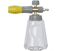 Melbolda Lavadora a presión de espuma de alta presión, boquilla ajustable, lanza de espuma de nieve con conector de manguera de jardín, herramienta de vehículo, pulverizador de limpieza de coche, kit