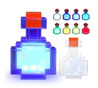 Meleager 3D Mágica Poción Lámpara, Iluminación Infantil Nocturna, LED Lámparas de Pared, 8 Colores Ajustables, Lámpara de Noche, Regalo para Gamers