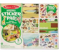Melissa & Doug – Libro de pegatinas Hábitats y Naturaleza, 150 pegatinas reutilizables, 5 escenas