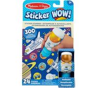 Melissa & Doug - Estampador de pegatinas Sticker Wow! Astronauta - 24 páginas, 300 pegatinas, FSC