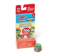 Melissa & Doug - Sticker Wow! Mini Bloc de Actividades y Recarga de +200 Pegatinas Infantiles de Mascotas para Estampador Coleccionable, Manualidades Niños, Stickers Infantiles, Certificados FSC