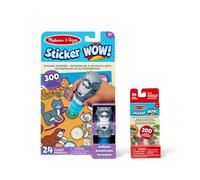 Melissa & Doug Sticker Wow Paquete de Gatos: Cuaderno de Actividades de 24 páginas, estampador de Pegatinas, Mini Cuaderno de Actividades, 500 Pegatinas, Juguete de Manualidades para la manipulación
