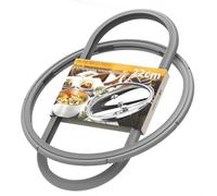 Mellbree Anillo de junta de 22 cm para Fissler | 600-000-22-795/0 - Junta de repuesto para ollas a presión Fissler Vitaquick, Vitavit Comfort/Premium/Edition, fabricadas después de 2010 (2 piezas)