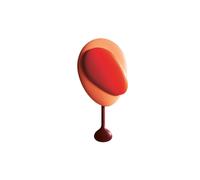 Design House Stockholm Reloj de pared Mellow Clock Red