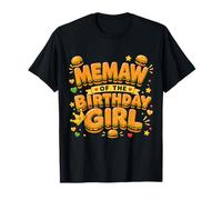 Memaw of The Birthday Girl Burger Party Theme Camiseta