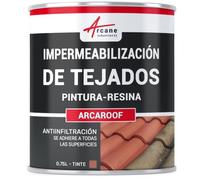 Membrana líquida para tejados, Membrana impermeabilizante para techos ARCAROOF - 0,75 L Teja - ARCANE INDUSTRIES