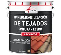 Membrana líquida para tejados, Membrana impermeabilizante para techos ARCAROOF - 10 L Paja - ARCANE INDUSTRIES