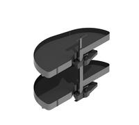 MENAGE CONFORT Bandeja extraíble Nova Flat Dolphin-I para módulo rinconero, puerta 500 mm, mano izquierda, Antracita