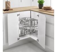 MENAGE CONFORT Bandeja Giratoria 270º para Mueble de Cocina con Eje Regulable
