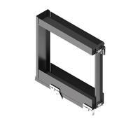 Menage Confort Botellero Extraíble Nova Flat Acabado Antracita Módulo 150 mm