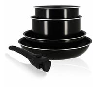 Juego de utensilios de cocina para inducción – Aluminio antiadherente – 5 piezas – Mango desmontable – Color