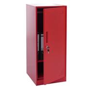 Mendler HWC-P63 - Taquilla (90 x 38 x 45 cm, acero), color rojo | Taquilla, taquilla, taquilla, puerta, barra de ropa