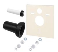 Mendorio Juego de conexión WC suspendido, compatible con Geberit 152.426.46.1, para tubo PE d90/110, incluye kit de conexión, aislante acústico y accesorios de montaje