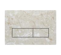 Mendorio Placa de Descarga WC Compatible con Geberit Duofix Sigma, Delta y Basic, Kit de Recambio con Varillas de Accionamiento y Marco de Montaje para UP300 & UP320, 245 x 164 mm(Beige-Y4)
