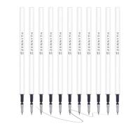 MengRan Recambios de tinta de gel de 4.3 pulgadas para bolígrafos de clic, punta fina de 0.5 mm, tinta de secado rápido, compatible con Pilot G2 (recambios de tinta de gel original, 10 unidades, tinta