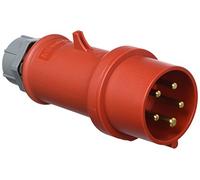 Mennekes 101200151 Clavijas CEE Pro TOP, Tomas de Corriente, 400 V, 50-60 Hz, 16 A, 5 Polos, IP 44, Rojo
