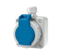 Mennekes 10863 Toma de corriente Tipo F IP68 16A con tapa de bayoneta