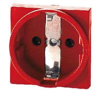 Mennekes - 11513k 16a2p + e 230v toma de corriente roja