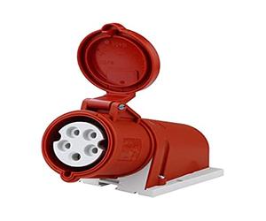Mennekes 27008 Base Mural CEE 32A 5 Polos 400V IP44 typ27008