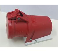 MENNEKES Enchufe de Pared CEE, 32 A, 5 Pines, 400 V, IP44, TwinCONTACT | Toma de corriente eléctrica, 6 h, tecnología de sujeción sin tornillos