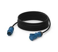 MENNEKES PowerTOP Xtension - Cable alargador (16 A, 3p, 230 V, 25 m, IP54) | Extensión con enchufe, acoplamiento, manguera de goma H07RN-F 2,5 m², contactos X-Contact a prueba de vibraciones