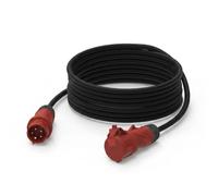 MENNEKES PowerTOP® Xtension - Cable alargador (32 A, 5p, 400 V, 25 m, IP54) | Extensión con enchufe, acoplamiento, manguera de goma H07RN-F 6 m², contactos X-Contact a prueba de vibraciones