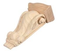 Ménsula Estilo Europeo de Madera Tallada de Repisa para Pared