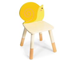 Mentari Toys - Silla de caracol de jardín - Sillas de jardín de madera resistentes para niños - Muebles sostenibles de sala de juegos - Aumenta la creatividad y la independencia en niños y niñas - A