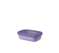 Mepal - Multi Bowl Cirqula Rectangular - Recipientes para Alimentos con Tapa - Adecuado como Fiambrera Hermética para Frigorífico, Microondas y Congelador - Tapers para Comida - 500 ml - Vivid lilac