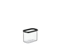 Mepal - Recipientes para Alimentos Modula - Tapers Transparente para Comida con Tapa - Organizador de Cocina y Caja de Almacenamiento de Plástico - Apilable y Hermético - 1000 ml - Black