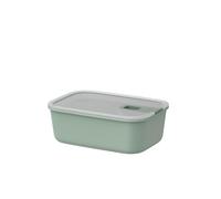 Mepal - Caja de comida fresca EasyClip - Caja de almacenamiento con tapa y cierre deslizante - Apto para el microondas y el congelador - Hermético y a prueba de derrames - 1 l - Nordic sage