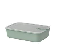 Mepal - Caja de comida fresca EasyClip - Caja de almacenamiento con tapa y cierre deslizante - Apto para el microondas y el congelador - Hermético y a prueba de derrames - 2,25 l - Nordic sage